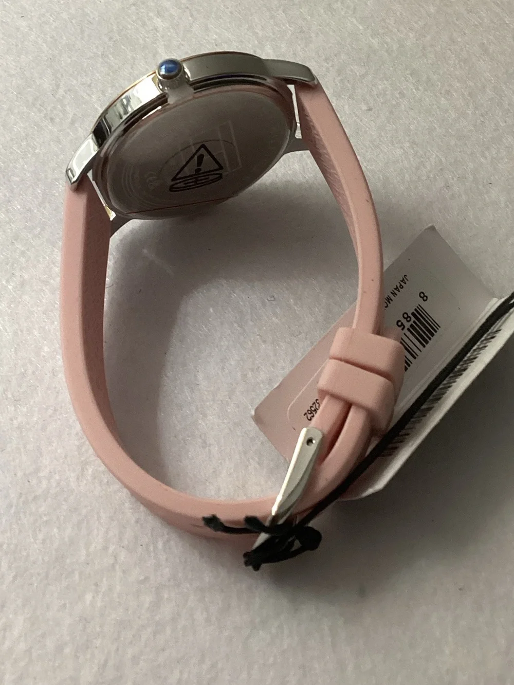Tommy Hilfiger Pink Silicone Strap Watch 38mm